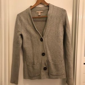Banana republic cardigan- size medium-grey